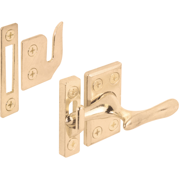 Prime-Line Casement Window Lock, Brass Plated Single Pack H 3553
